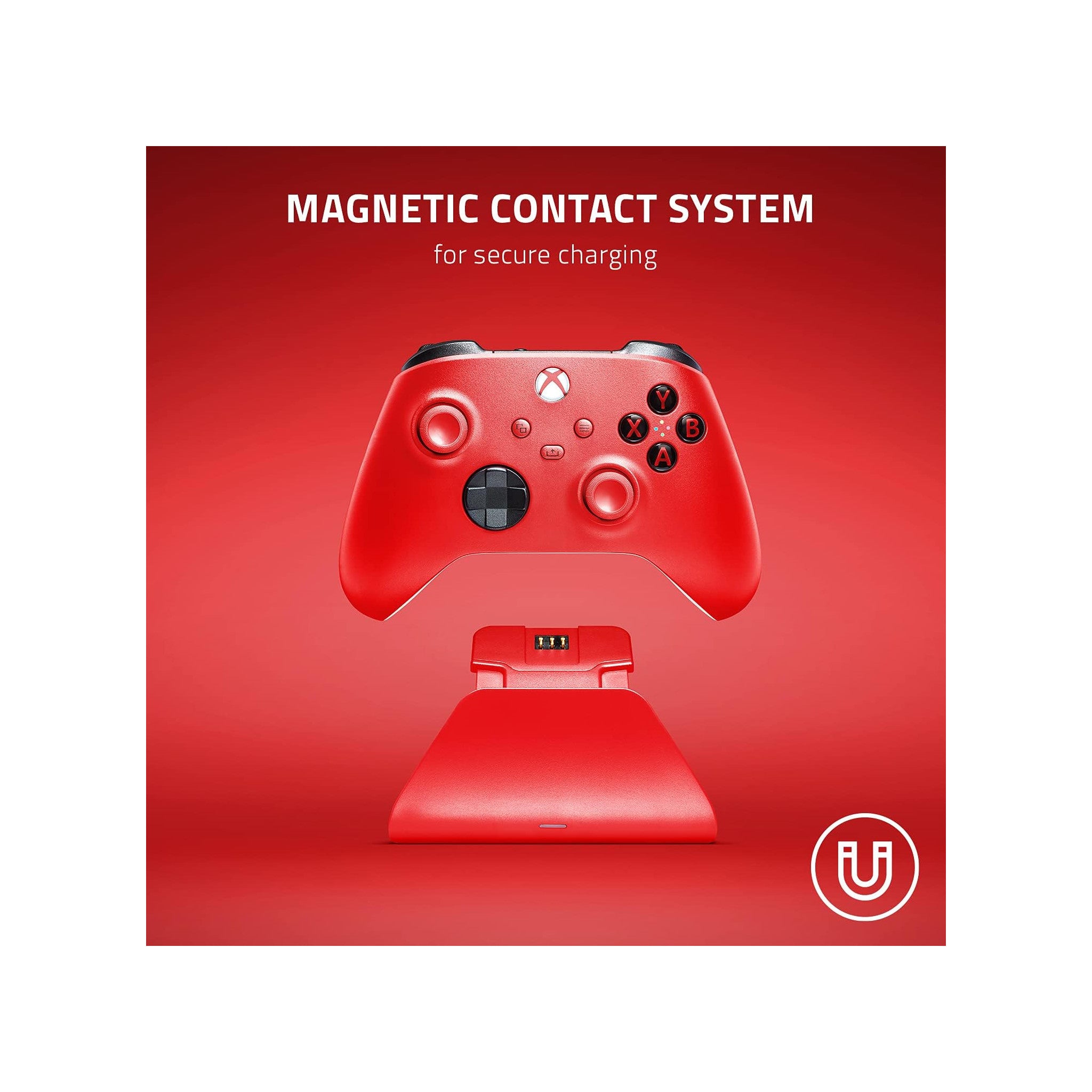 Razer Universal Quick Charging Stand for Xbox Series X|S: Magnetic Secure Charging - Perfectly Matches Xbox Wireless Controllers - USB Powered - Lunar Shift (Controller Sold Separately) - image 3