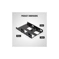 Corsair Dual SSD Mounting Bracket (3.5" Internal Drive Bay to 2.5", Easy Installation) Black - image 1