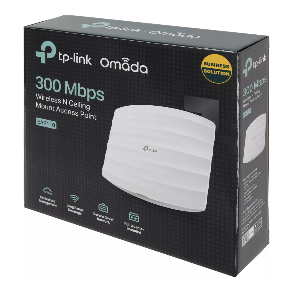 TP-Link Omada Outdoor Access Point | WiFi Extender Outdoor Universal Compatible | N300Mbps | IP65 Weatherproof | Seamless Roaming | Omada Remote Managed(EAP110-Outdoor) - image 3