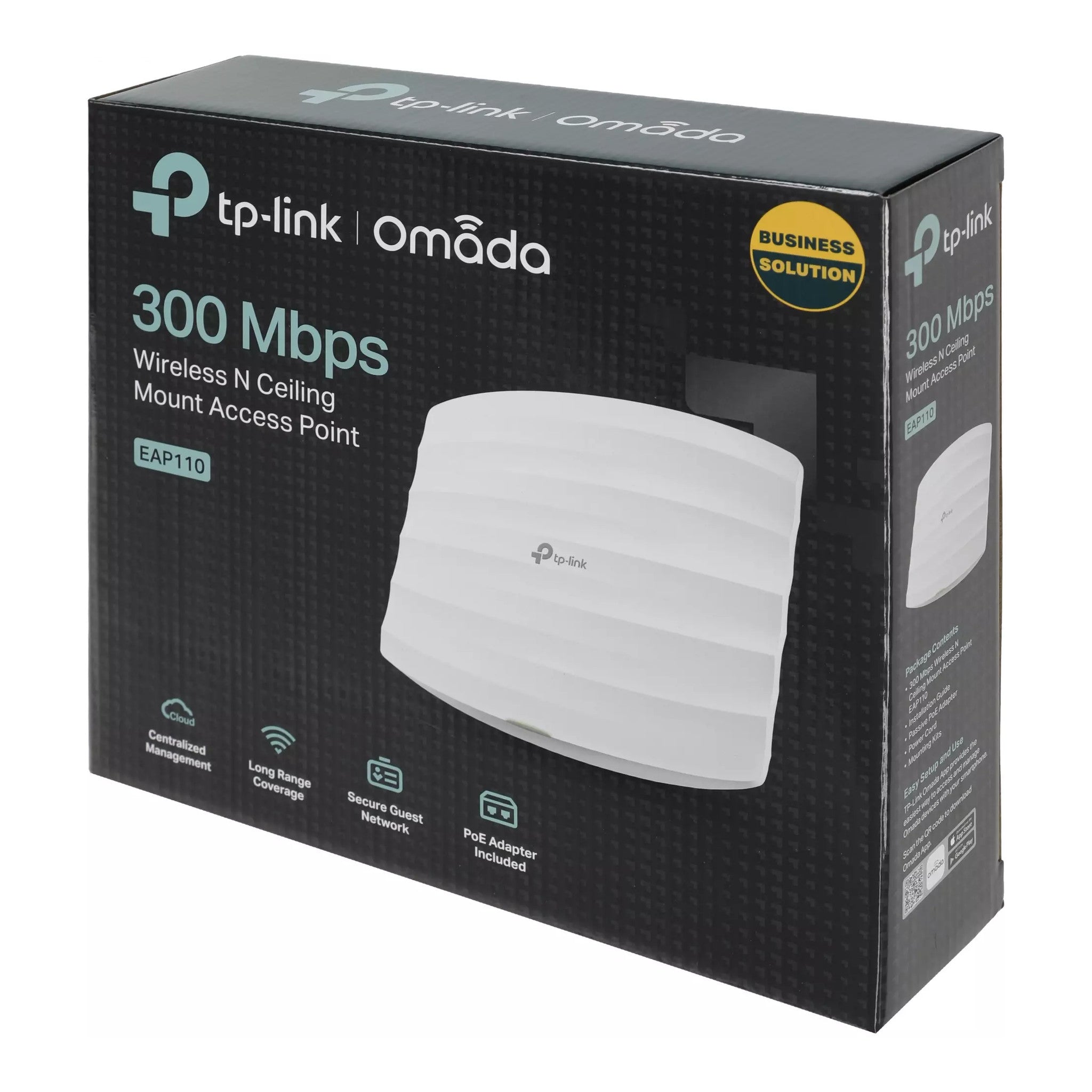 TP-Link Omada Outdoor Access Point | WiFi Extender Outdoor Universal Compatible | N300Mbps | IP65 Weatherproof | Seamless Roaming | Omada Remote Managed(EAP110-Outdoor) - image 3