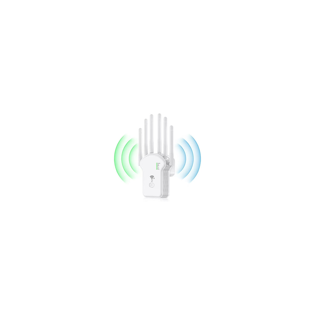 nonser WiFi Extender, 2024 Fastest WiFi Booster 1200Mbps Dual Band (5GHz/2.4GHz) WiFi Extenders Signal Booster for Home, WiFi Repeater with Ethernet Port Covers up to 10000sq. ft and 55 Devices - image 2