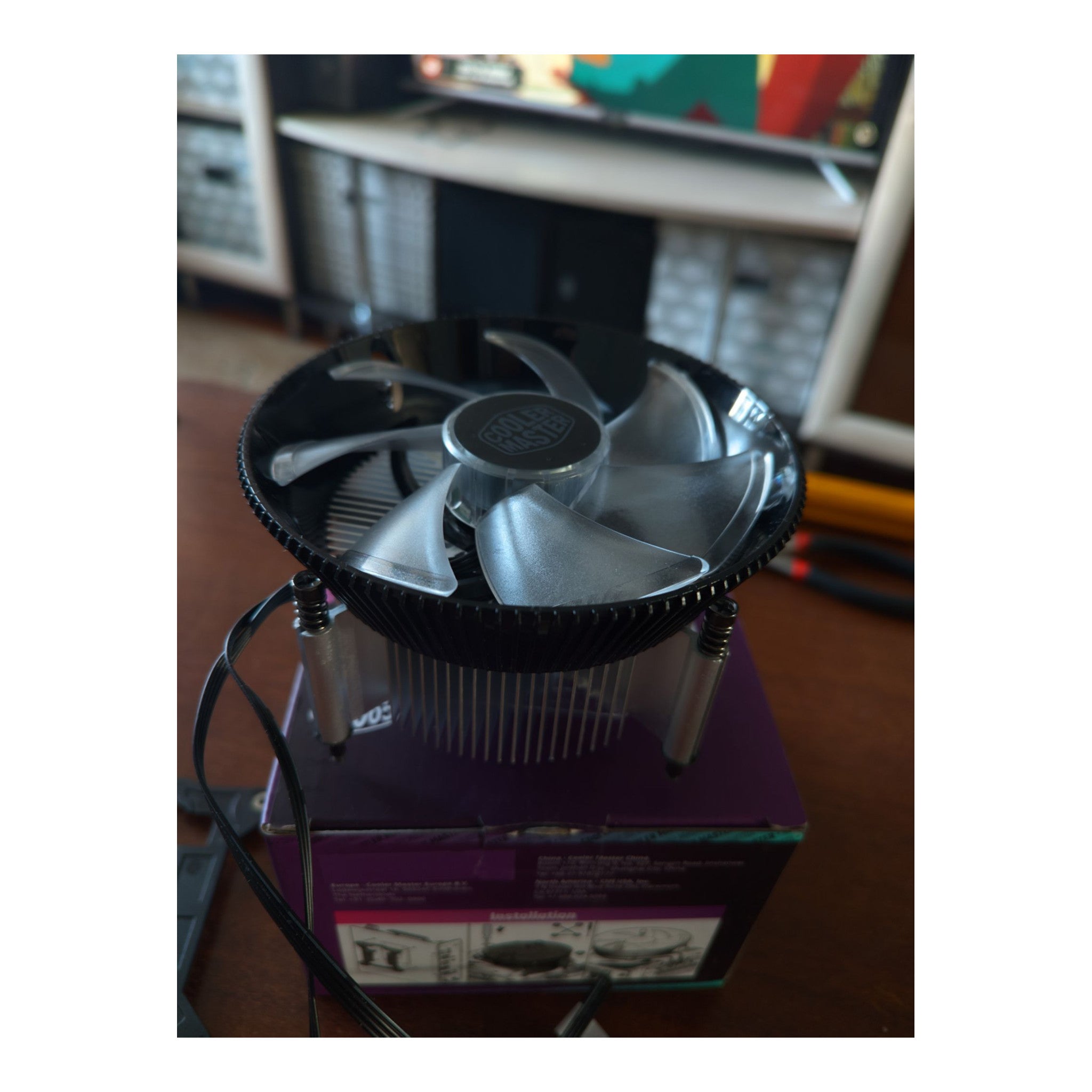 Cooler Master i70C LGA1700 ARGB Intel Low-Profile CPU Air Cooler, Anodized Black Aluminum Fins, Copper Insert Base, 95W TDP CPU Support, 120mm ARGB 3-Pin Fan for Intel LGA1700 For Desktop - image 2