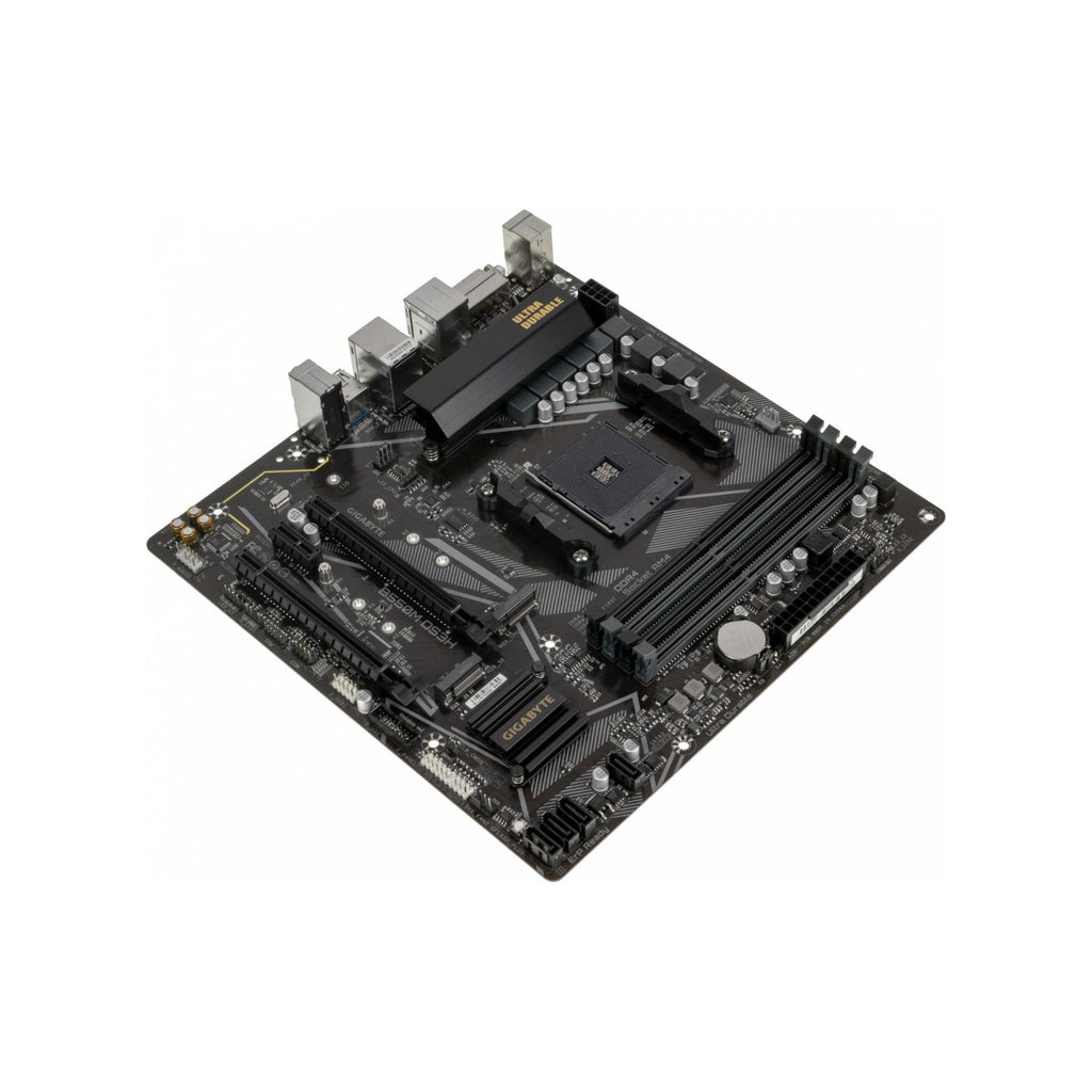 GIGABYTE B550M K Motherboard, Supports AMD AM4 Ryzen 5000 Processors, Micro-ATX, DDR4, Dual M.2, SATA 6Gb/s, Realtek GbE LAN, PCIe 4.0 - image 3