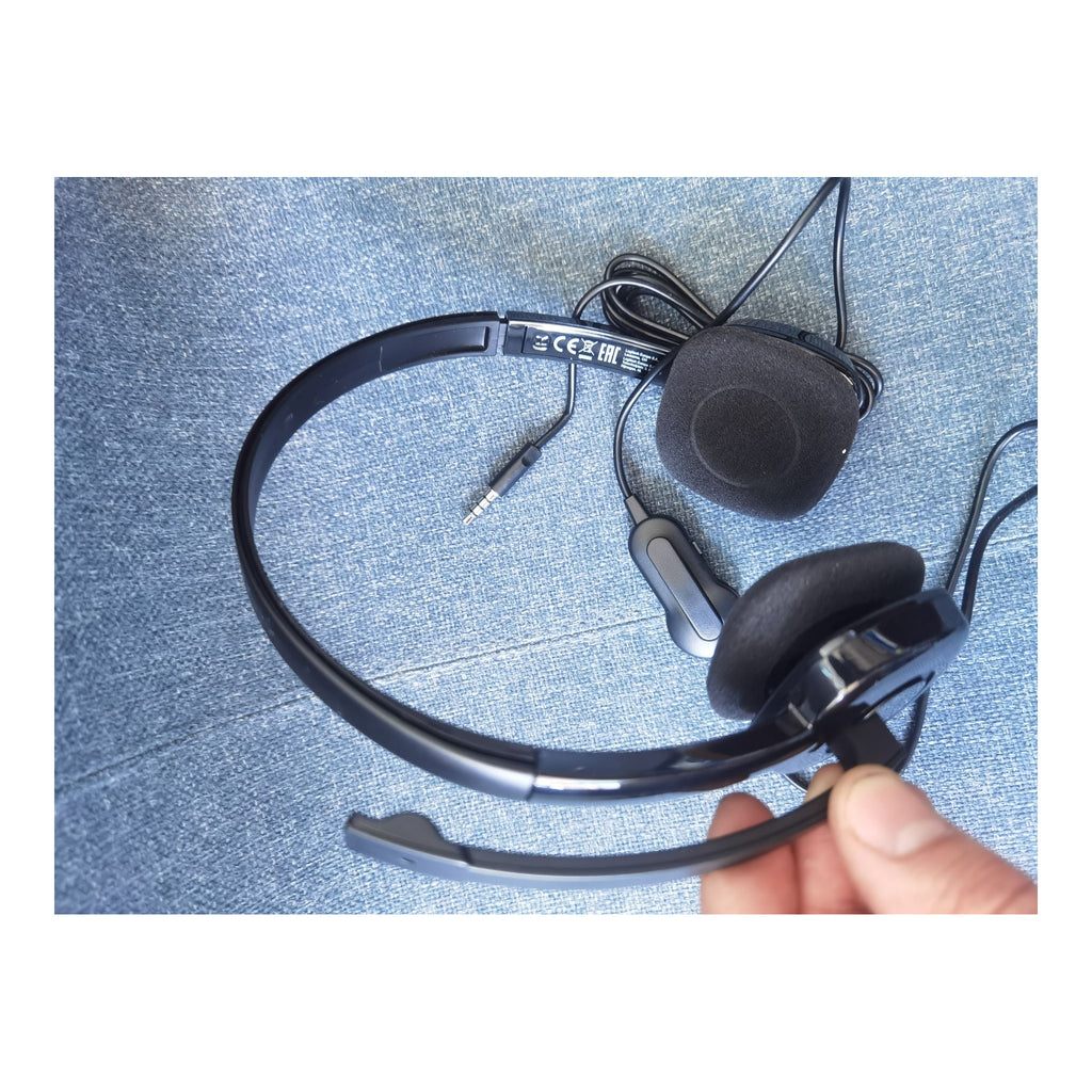 Logitech H151 Wired Headset, Analog Stereo Headphones with Rotating Noise-Cancelling Microphone, 3.5 mm Audio Jack, In-Line Controls, PC/Mac/Laptop/Tablet/Smartphone - Black - image 3
