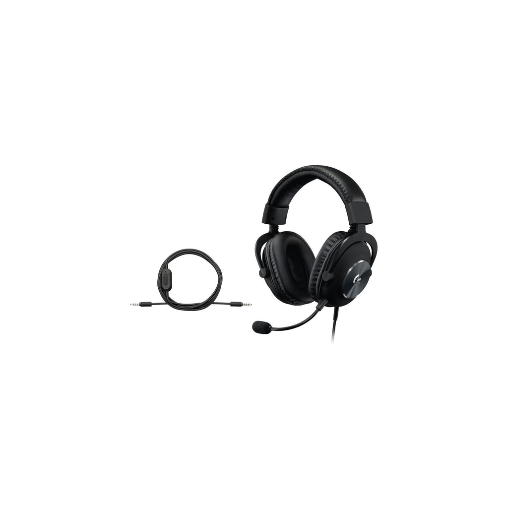 Logitech G Pro X Wired Gaming Headset: Blue VO!CE Detachable Boom Mic, DTS 7.1, 50 mm Drivers, USB/3.5mm Aux, Spare Memory Foam Ear Pads, USB DAC & Bag Included - Black - image 2