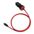amazon basic car charger with Lightning cable 1.5 ft - image 1