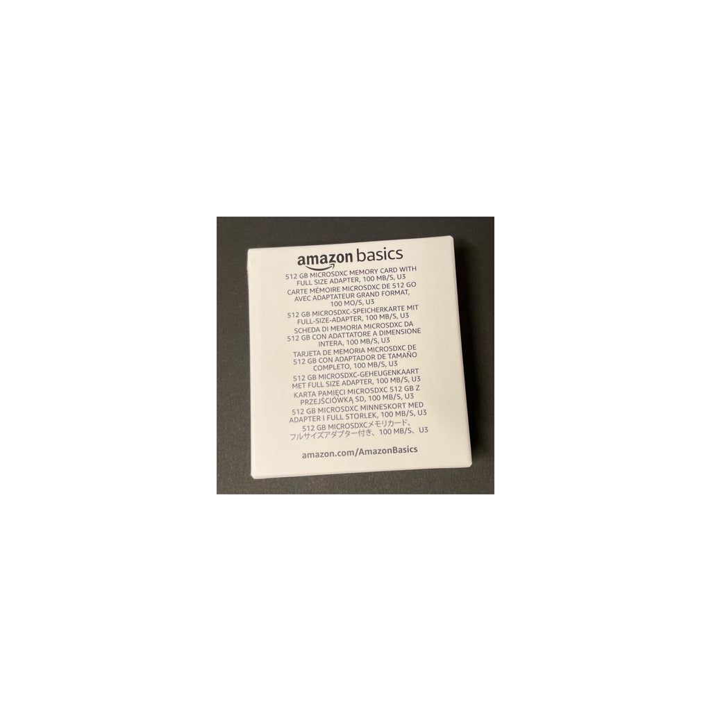 Amazon Basic - 512 GB Memory Card Full size Adaptor 100MB/S - image 1