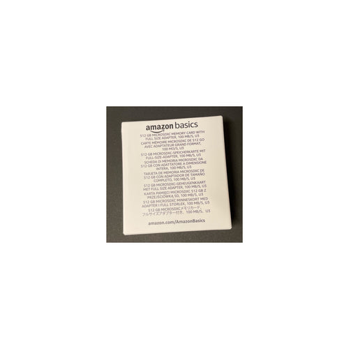 Amazon Basic - 512 GB Memory Card Full size Adaptor 100MB/S - image 1