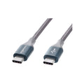 USB-C to USB Braided Charger 7 FT Gray - image 1