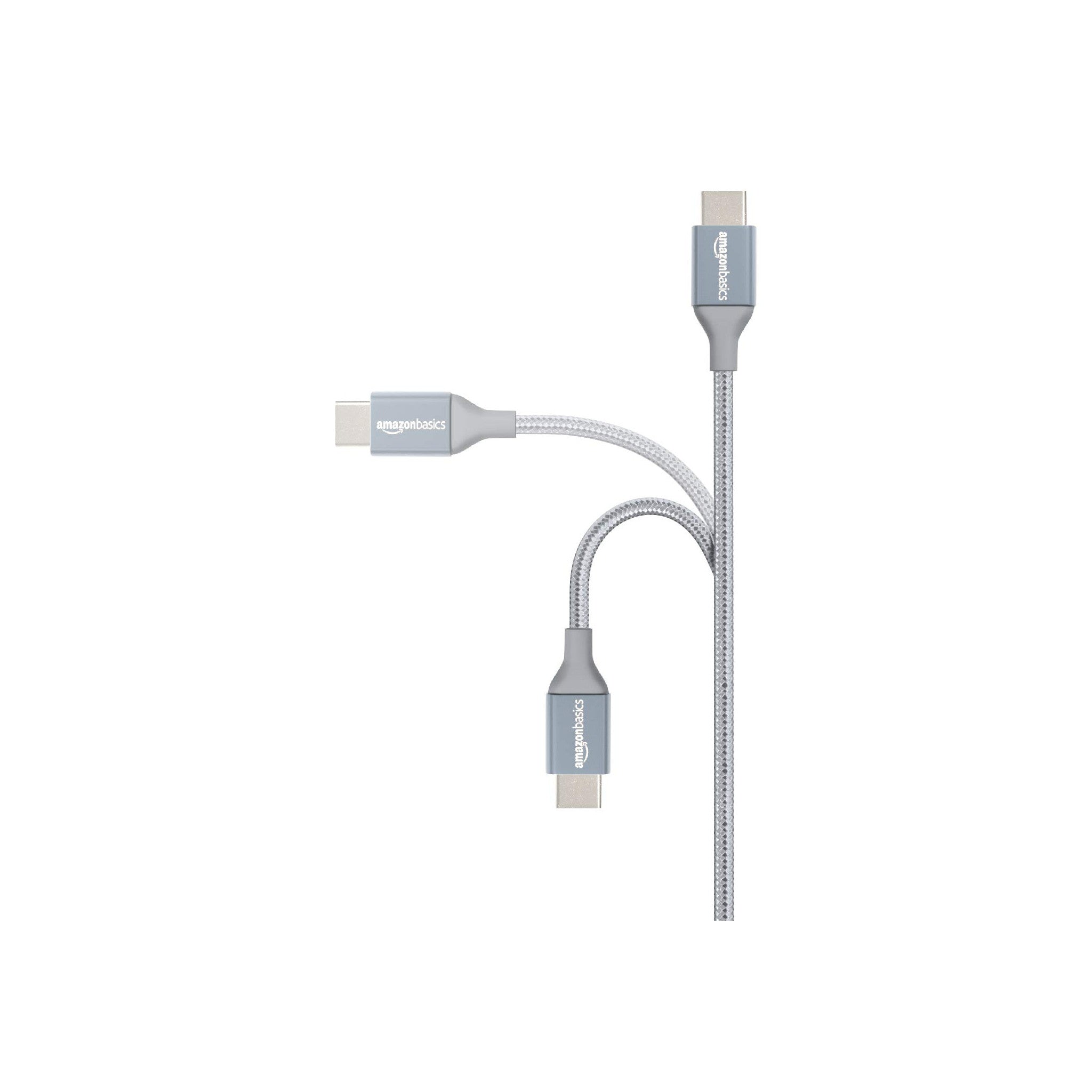 USB-C to USB Braided Charger 7 FT Gray - image 2