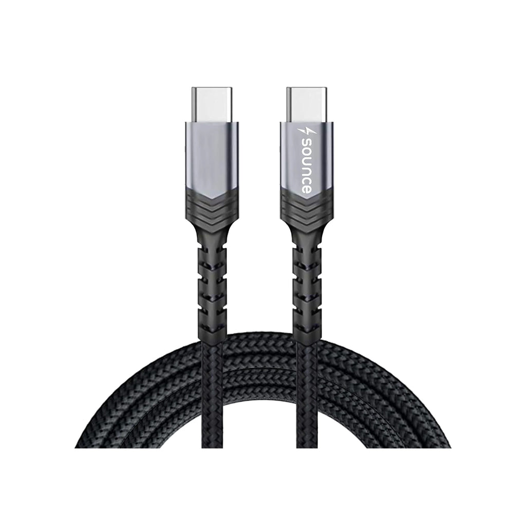 6 FT Premium braided USB-C to Lightning cable for iPhone and iPad. Supports fast charging with compatible USB-C power adapters and high-speed data syncing.Space Gray - image 1