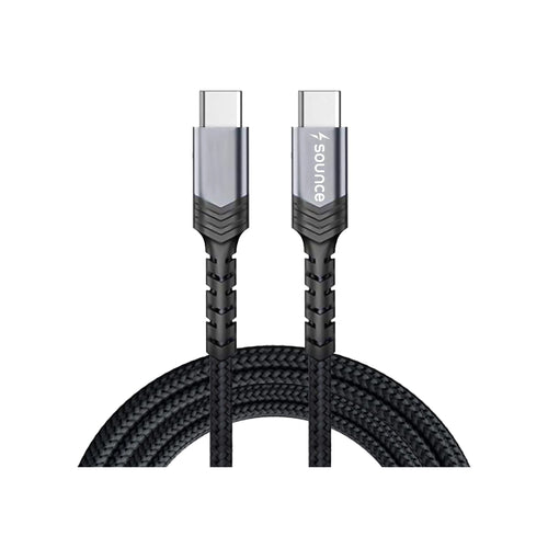 6 FT Premium braided USB-C to Lightning cable for iPhone and iPad. Supports fast charging with compatible USB-C power adapters and high-speed data syncing.Space Gray - image 1