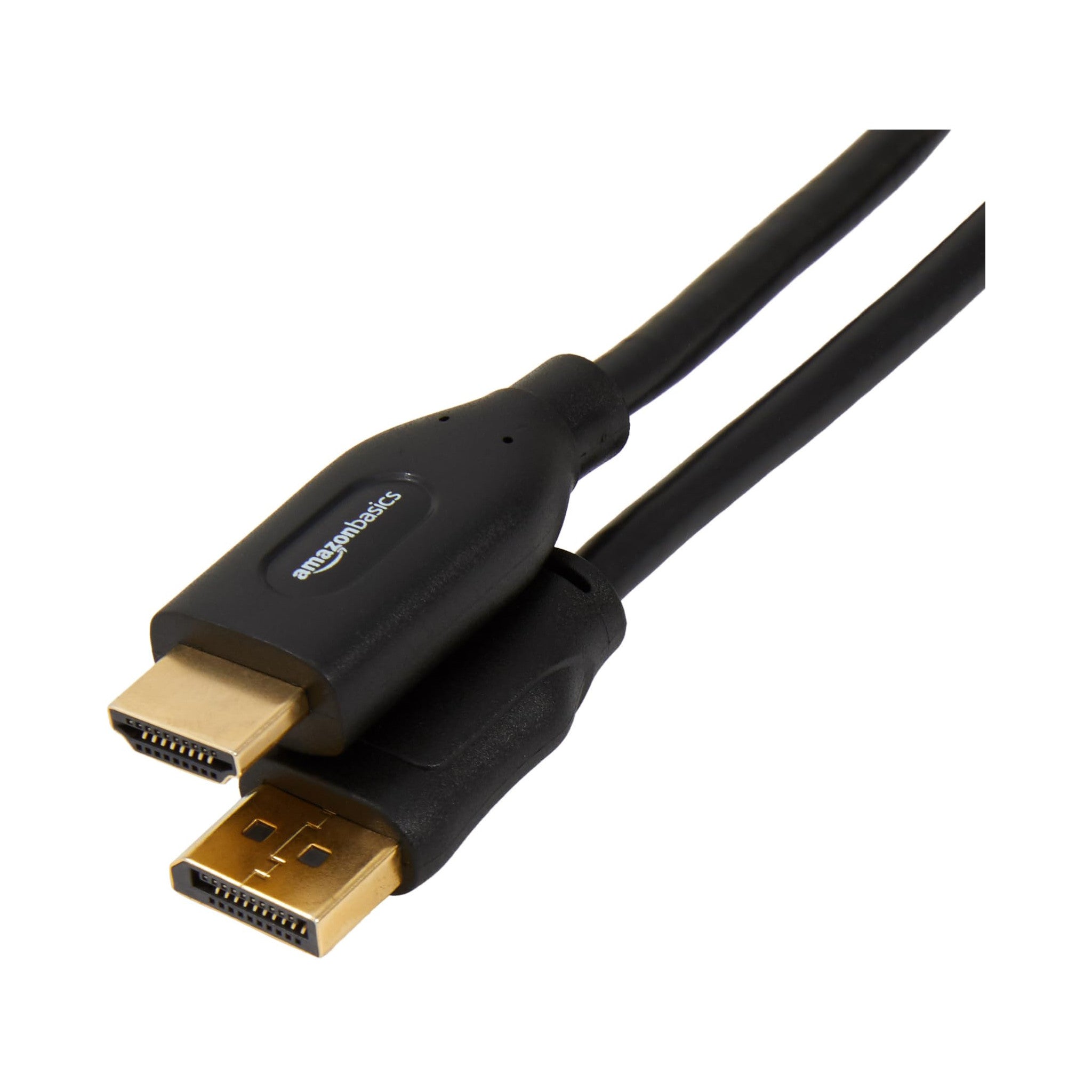 DisplayPort to HDMI CableAmazon Basics DisplayPort (DP) to HDMI cable with gold-plated connectors for connecting DisplayPort-equipped computers to HDMI monitors or TVs. - image 2