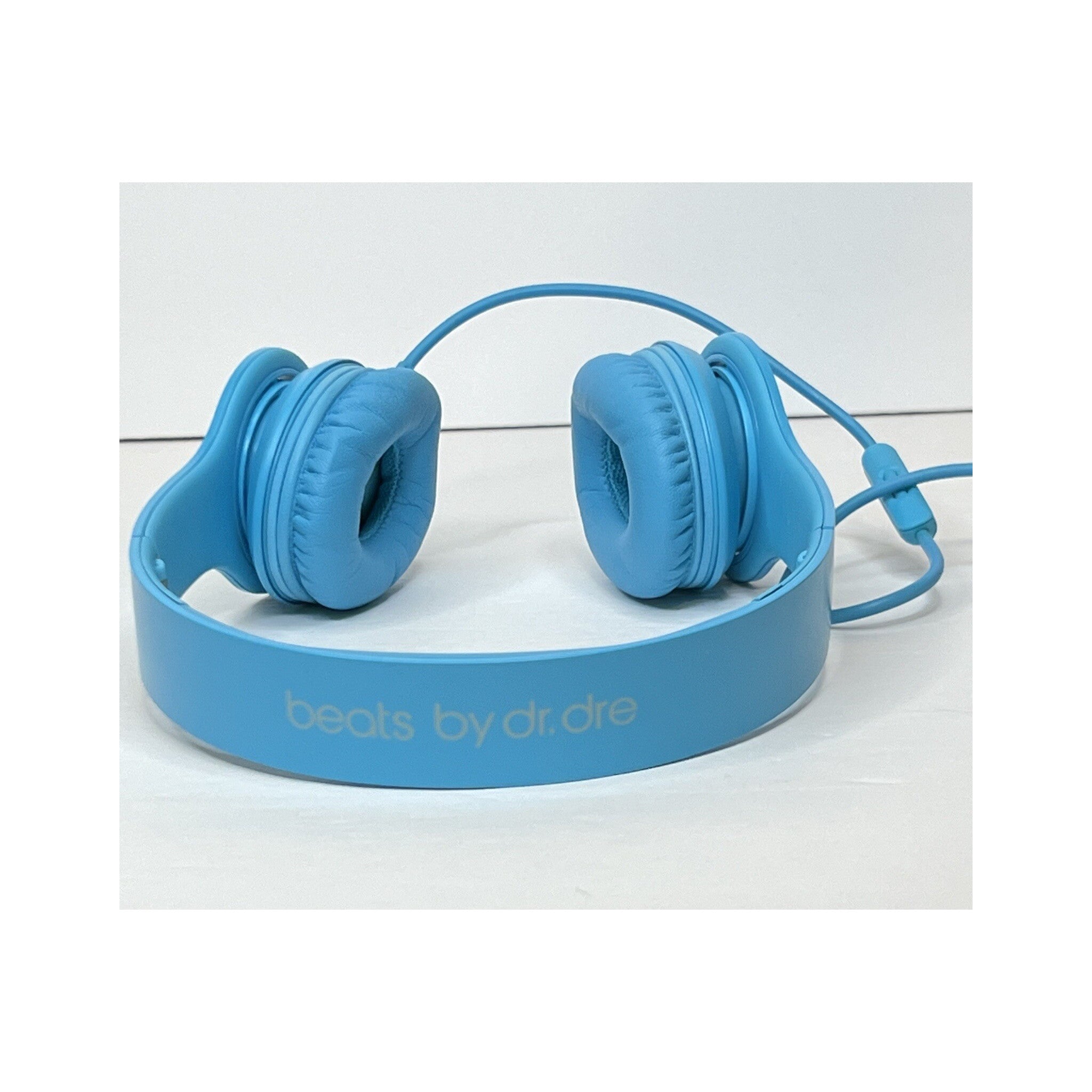 Beats On-Ear HeadphonesBlue Beats on-ear headphones with cushioned ear cups and adjustable headband. Includes retail box. - image 1