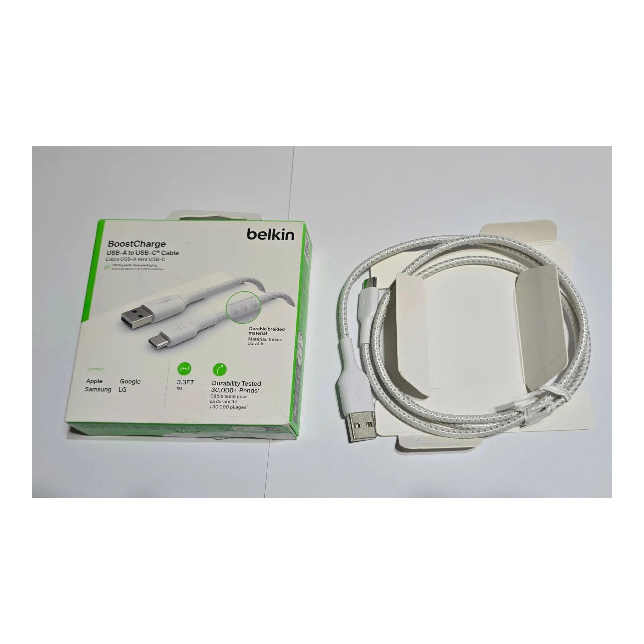 BoostCharge 3.3FT USB-A Versus USB-C Cable Compatible with Apple Samsung Google LG Black - image 1