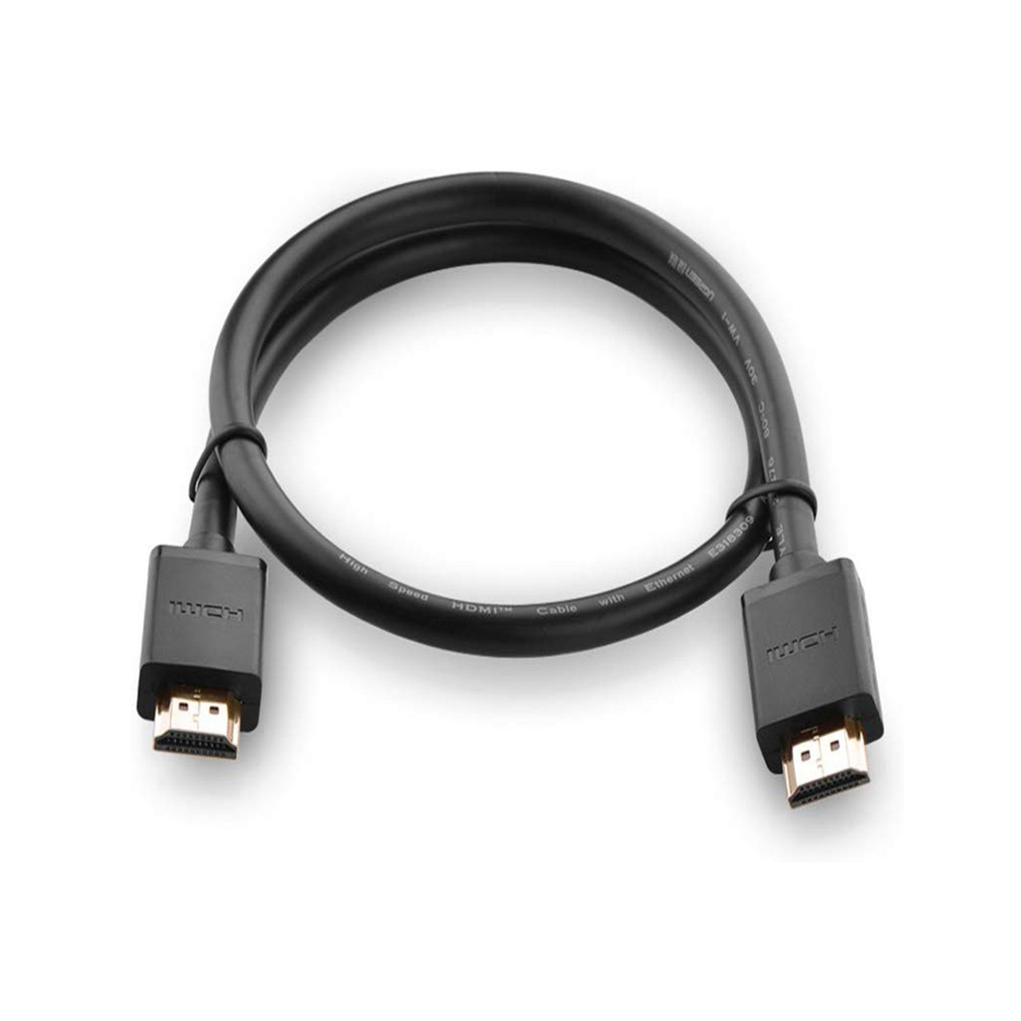 Black HDMI male-to-male cable - image 1