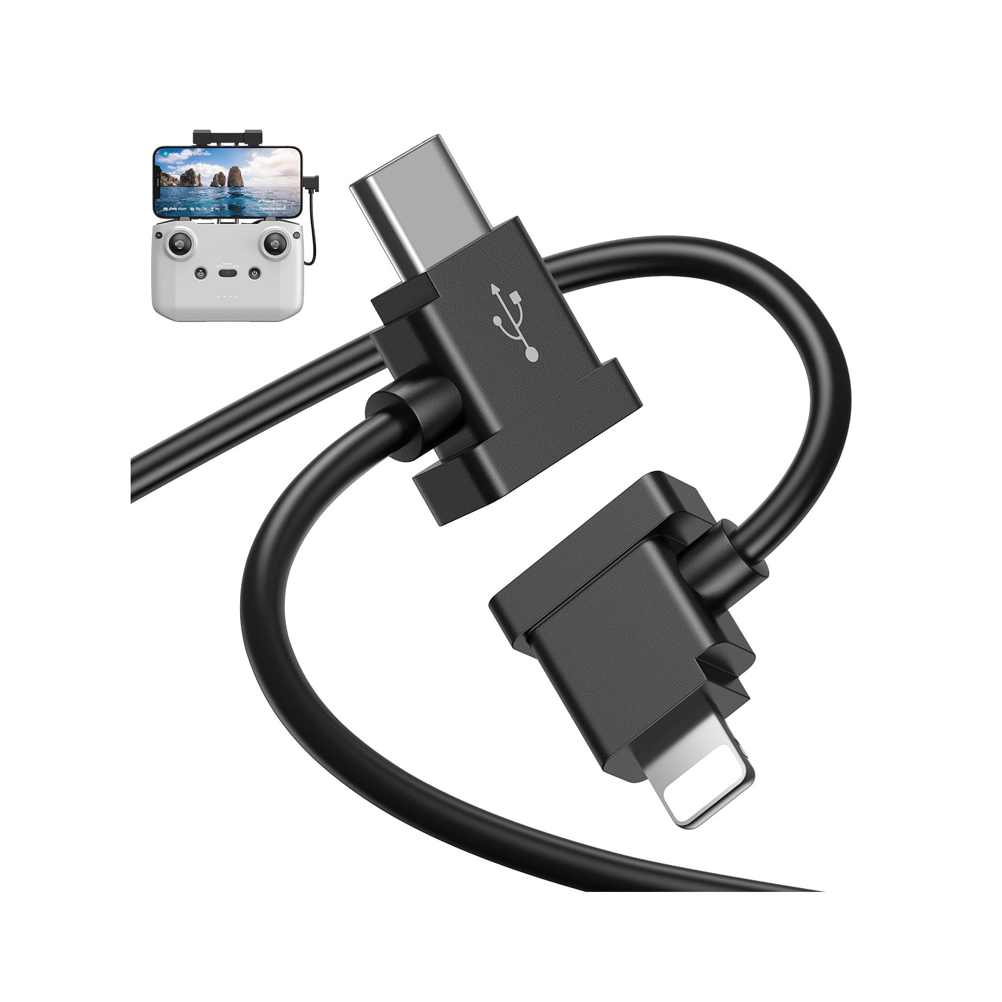 DJI controller RC cable USB -C to Lightning for DJI mavic mini2/mavic AIR2 - image 2