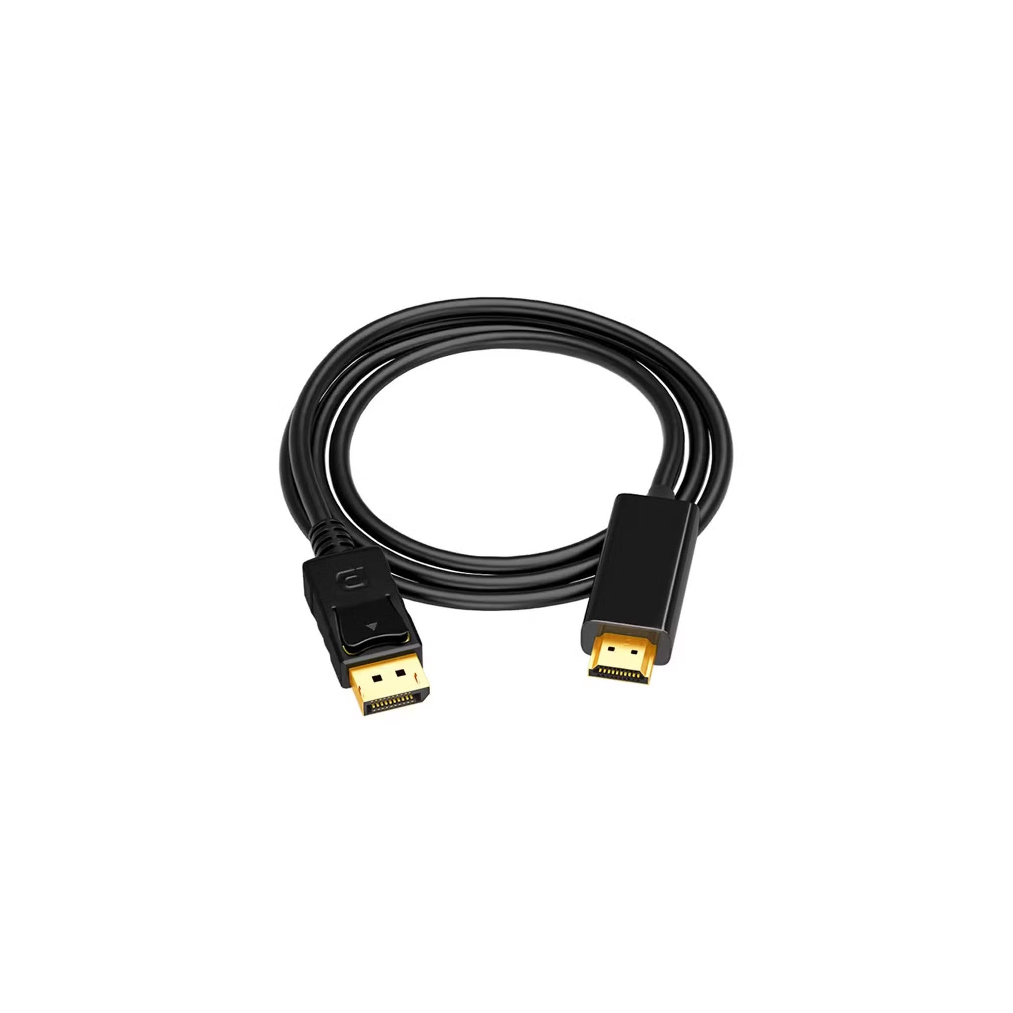 DisplayPort to HDMI CableDisplayPort male to HDMI male cable for connecting computers to HDMI monitors, TVs, or projectors. Black. - image 3
