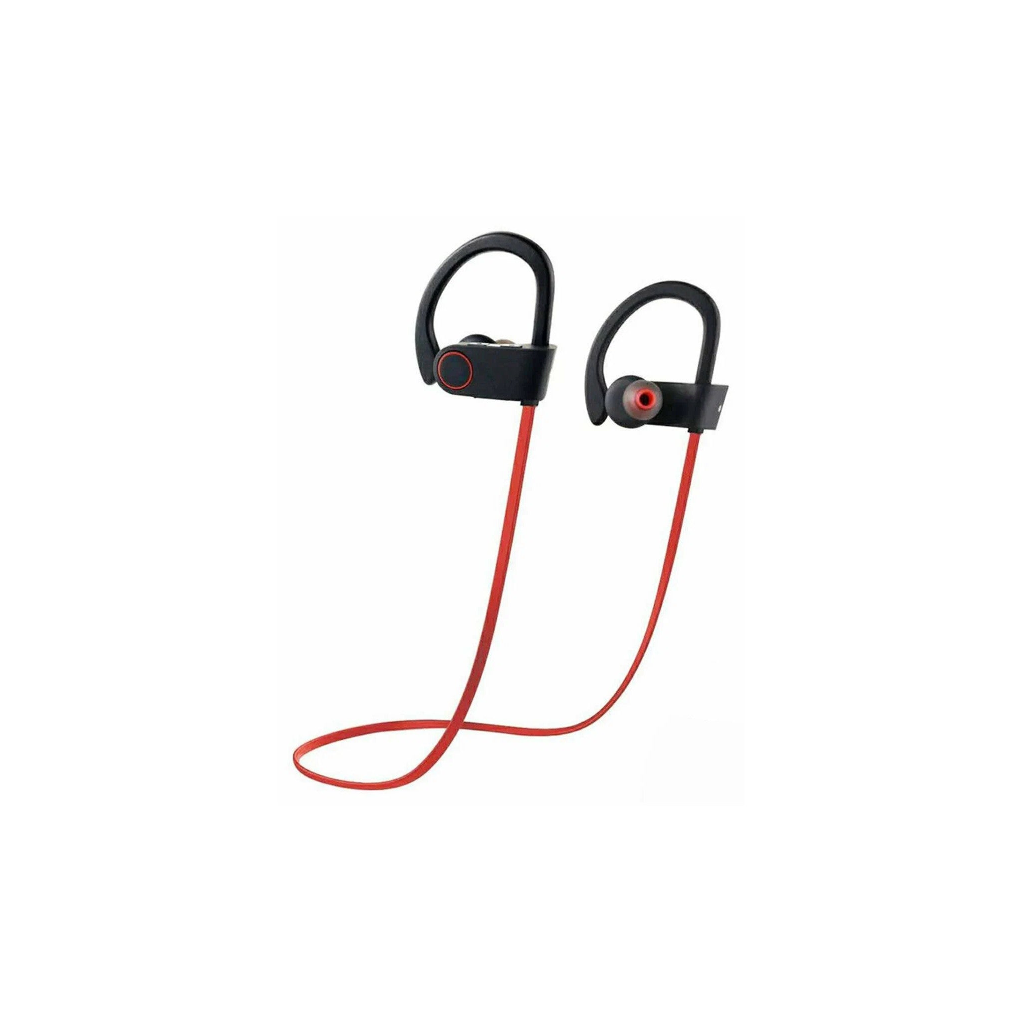 U8 Wireless Bluetooth Headphones (Back of Box)Rear view of the U8 wireless headphone retail package showing product specifications and features. - image 1