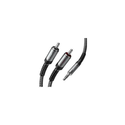 AUX 3.5mm Male to Male RCA Nylon Cable 6.6 FT - image 1