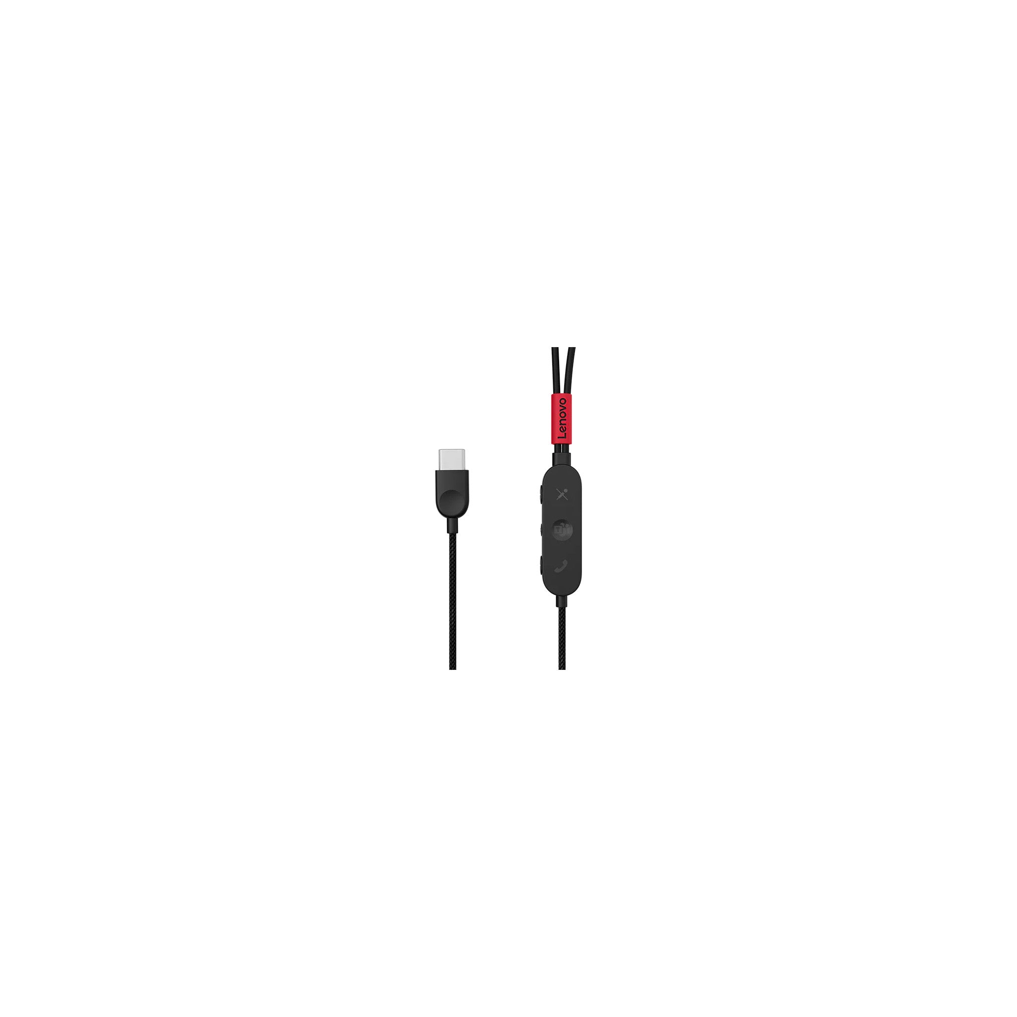 Lenovo 300 USB-C wired in-ear headphones - image 3