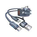 LISEN Braided USB-A to USB-C Navy Blue 6 FT - image 1