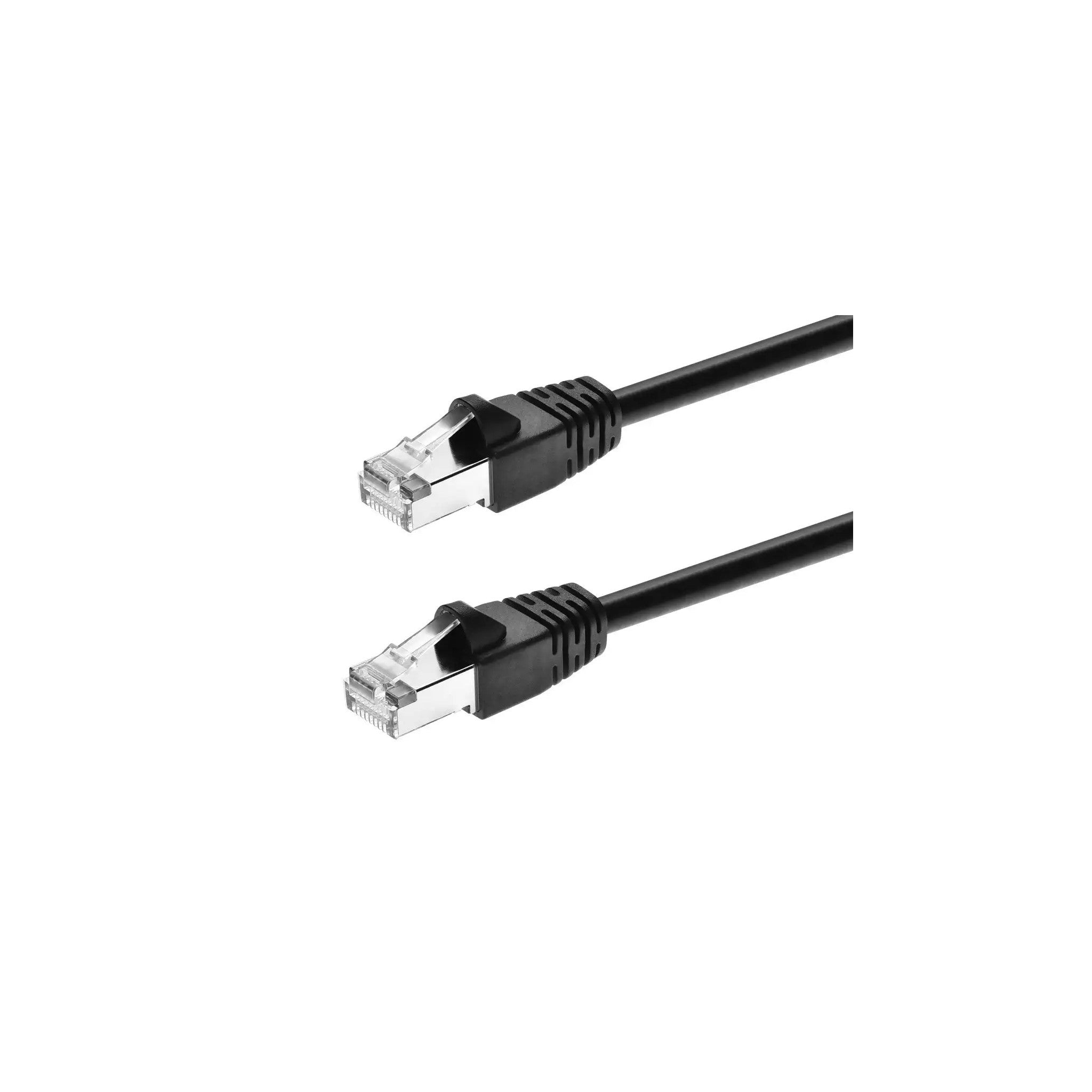 cat6A Ethernet Patch Cable snagless RJ45 550Mhz 20FT black - image 2