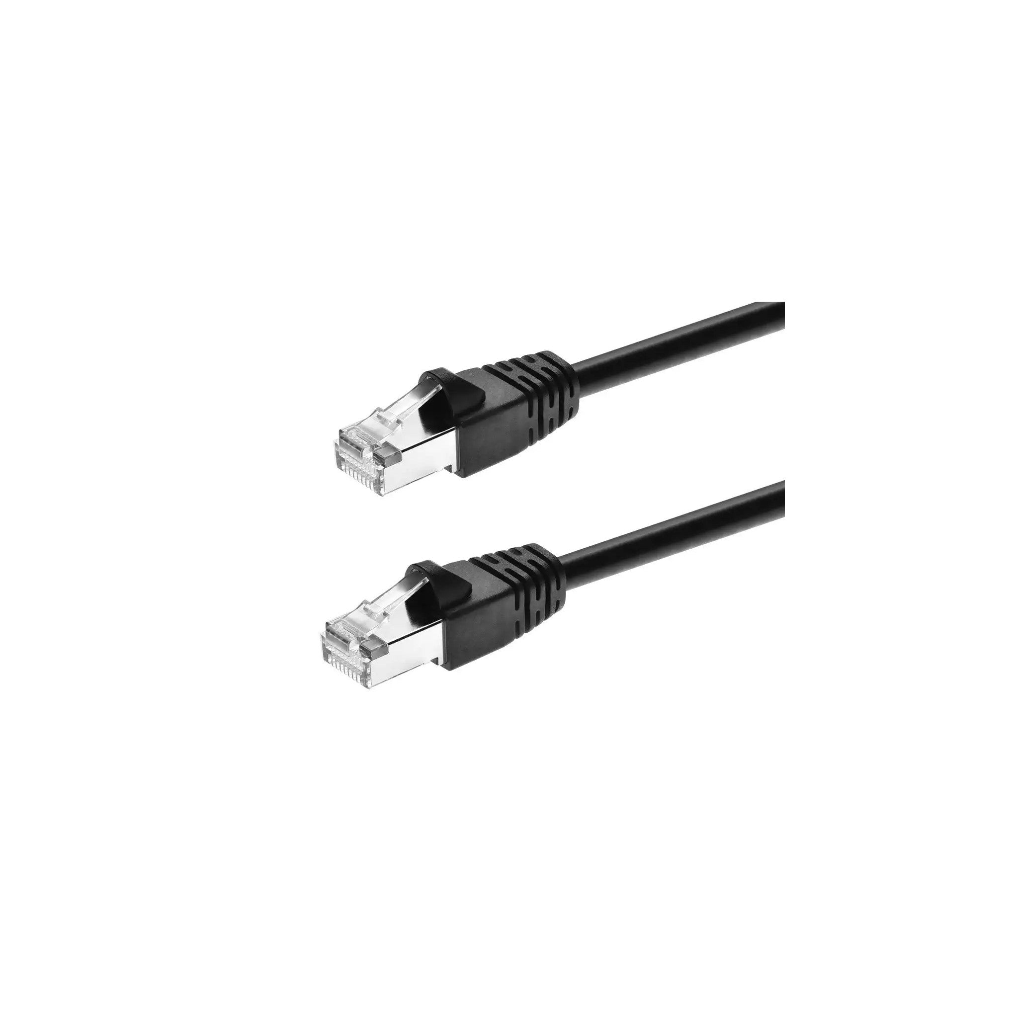 cat6A Ethernet Patch Cable snagless RJ45 550Mhz 20FT black - image 3