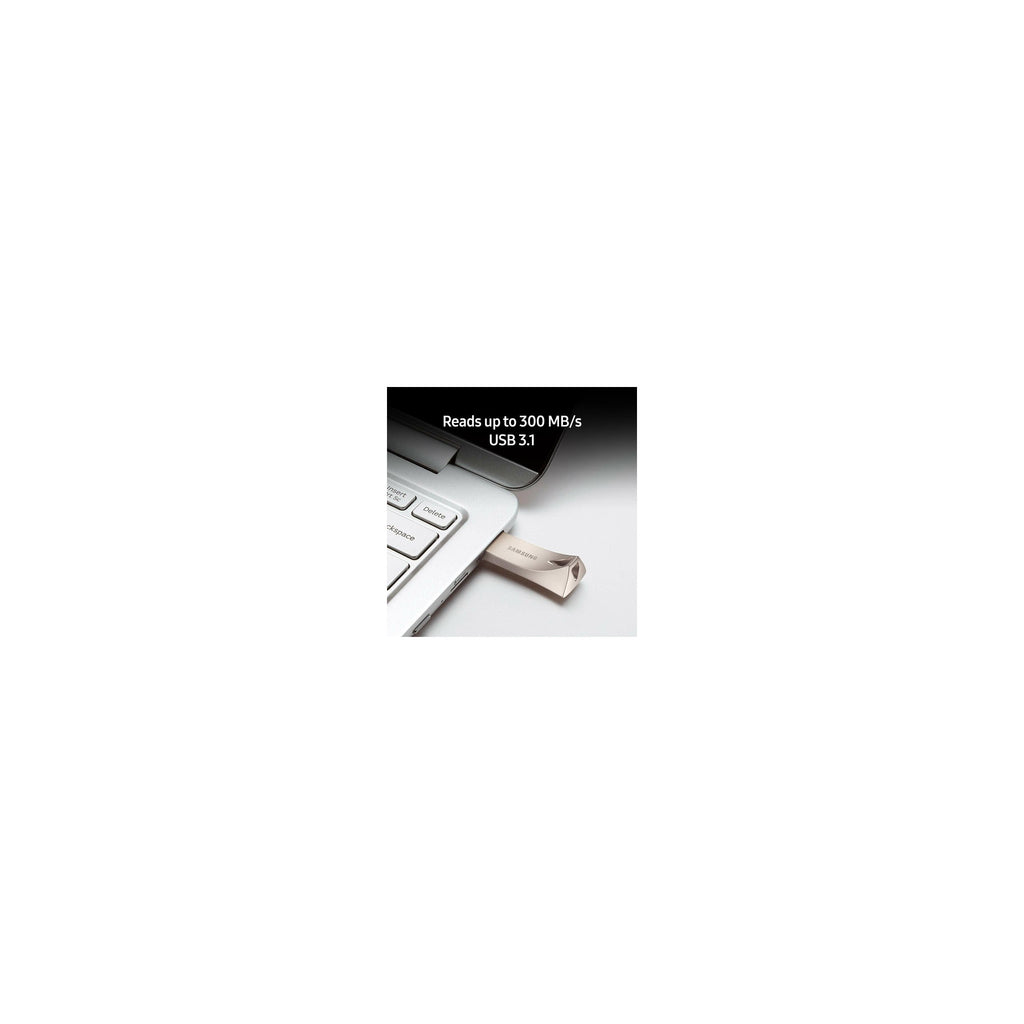 Samsung BAR Plus 256GB USB 3.1 Flash Drive, Champagne Silver, up to 400MB/s - image 2