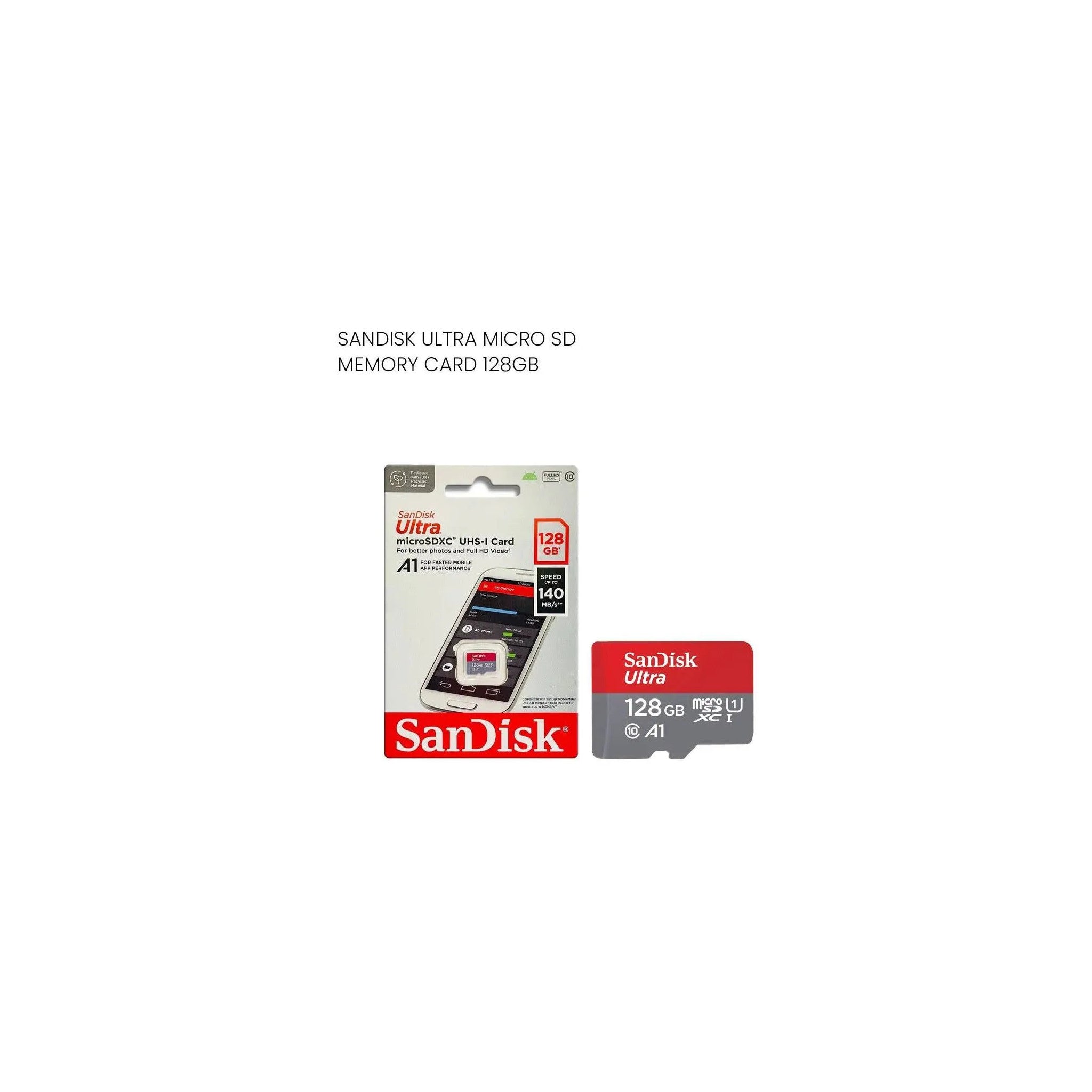 SanDisk Ultra MicroSDXC - UHS-I Card 128gb 140mb/s - image 1