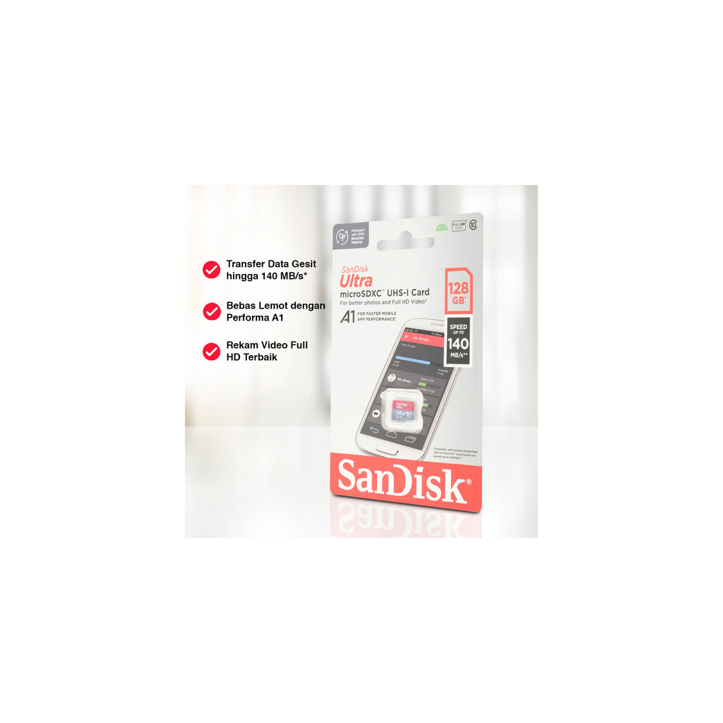 SanDisk Ultra MicroSDXC - UHS-I Card 128gb 140mb/s - image 3
