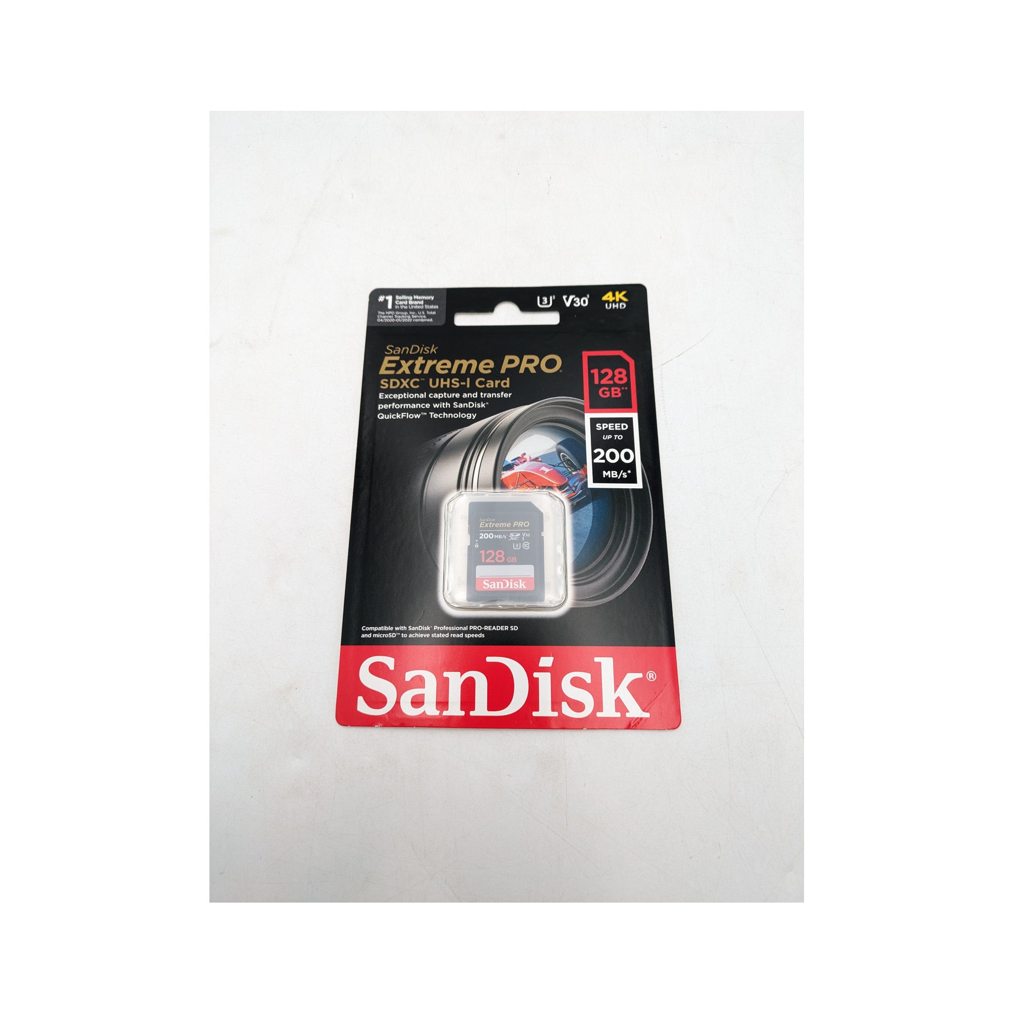 SanDisk Extreme Pro SDXC UHS-I Card 128g 200mb/s - image 1
