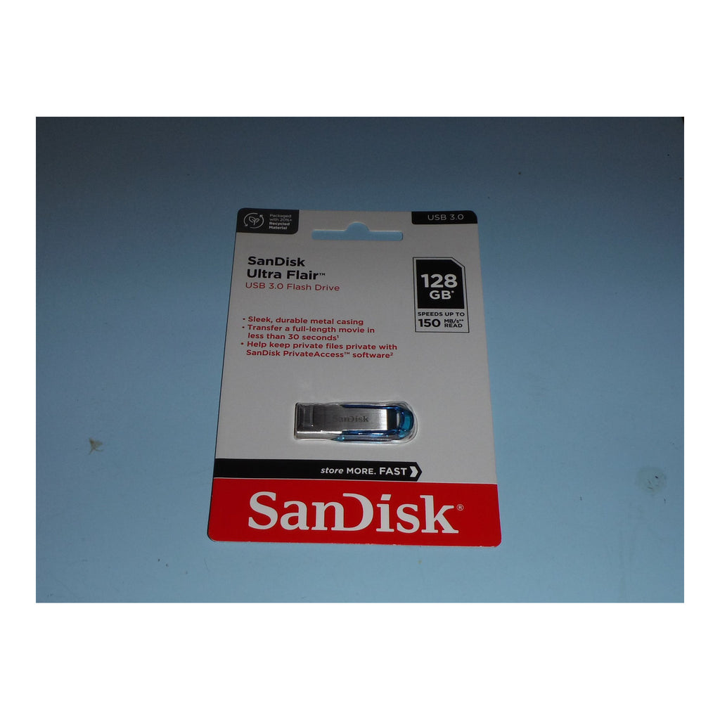 SanDisk Ultra Flair USB 3.0 Flash Drive 128gb 150 mb/s, Sleek durable and Metal Casing - image 3