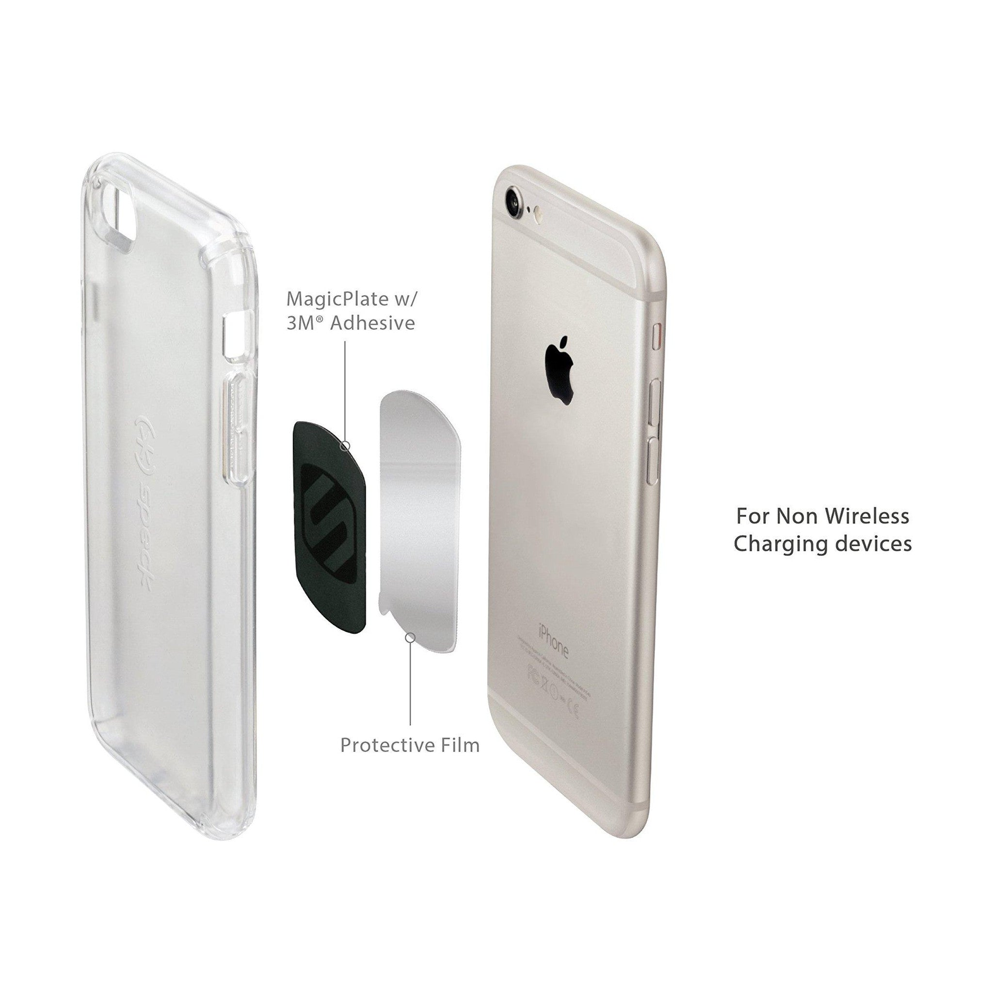 MagicPlate replacement plates for MagicMount; one package containing small, medium, and large plates - image 1
