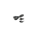 AC Power CordStandard 3-prong (NEMA 5-15P) to IEC C13 power cable compatible with desktop computers, monitors, printers, TVs, and other electronics. - image 1