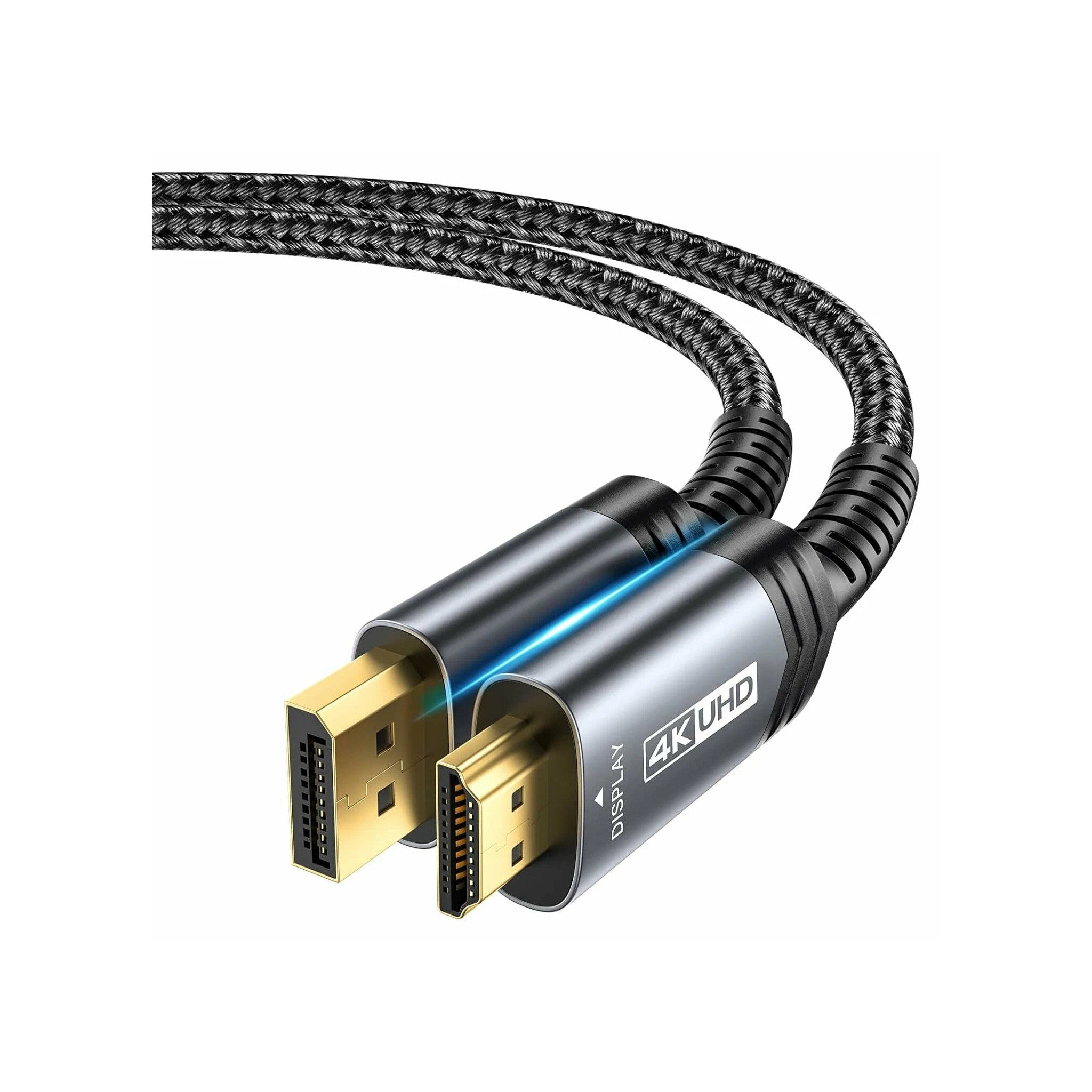 DisplayPort to HDMI CableDisplayPort (male) to HDMI (male) video cable with gold-plated connectors for high-definition audio and video transmission. - image 3
