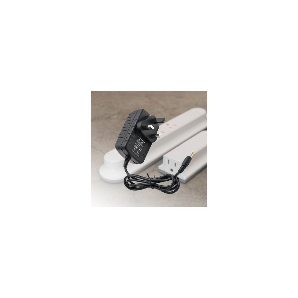 12V AC/DC Power AdapterUniversal 12V DC 2A (24W) wall power adapter with barrel connector for routers, LED lights, security cameras, networking equipment, and other compatible electronics. - image 2
