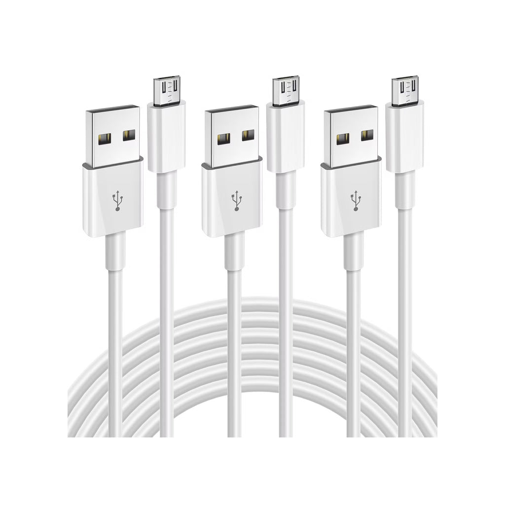USB-A to Lightning Cable 6 FT White Standard USB-A to Lightning charging and sync cable for Apple iPhone, iPad, AirPods, and other Lightning devices. Flexible, reliable construction. - image 2