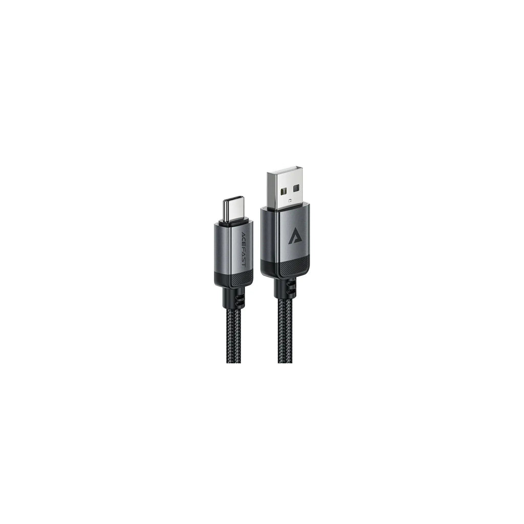 USB-A to USB-C Charging/Data Cable Black - image 3