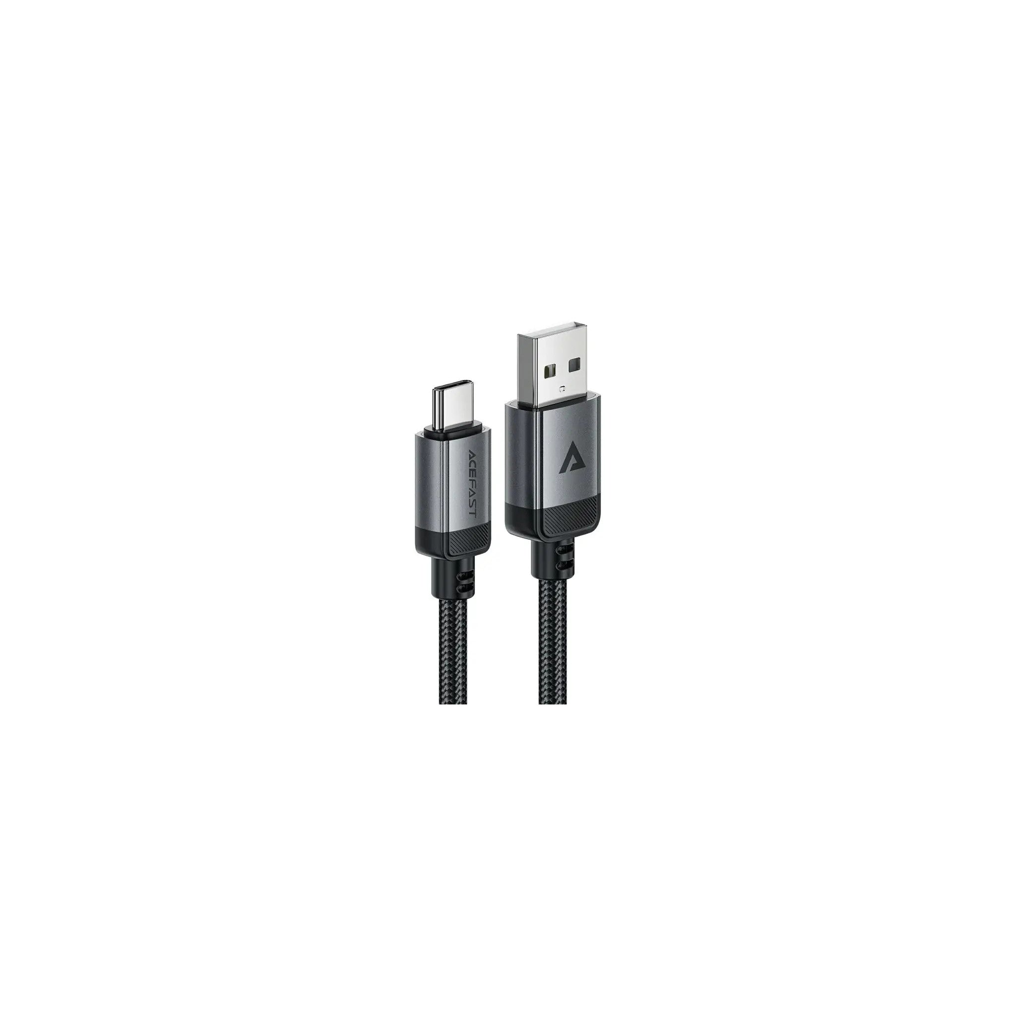 USB-A to USB-C Charging/Data Cable Black - image 3