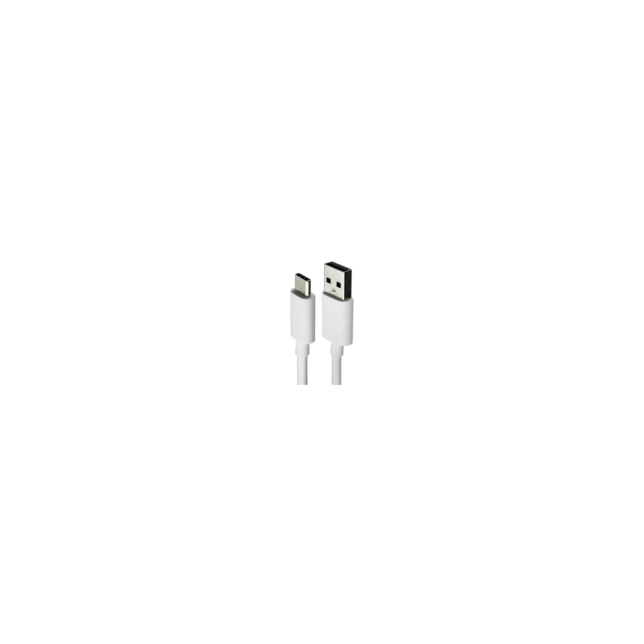 USB-A to USB-C Charging/Data Cable White - image 2