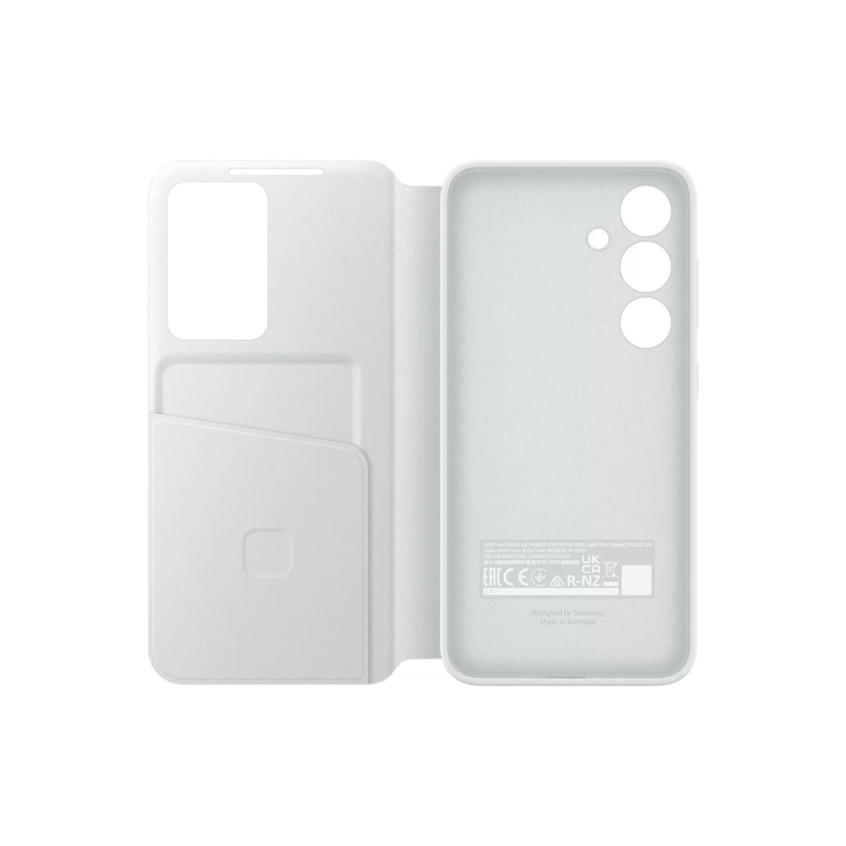 Samsung Galaxy S24 S-View Wallet Case - White - product view 1
