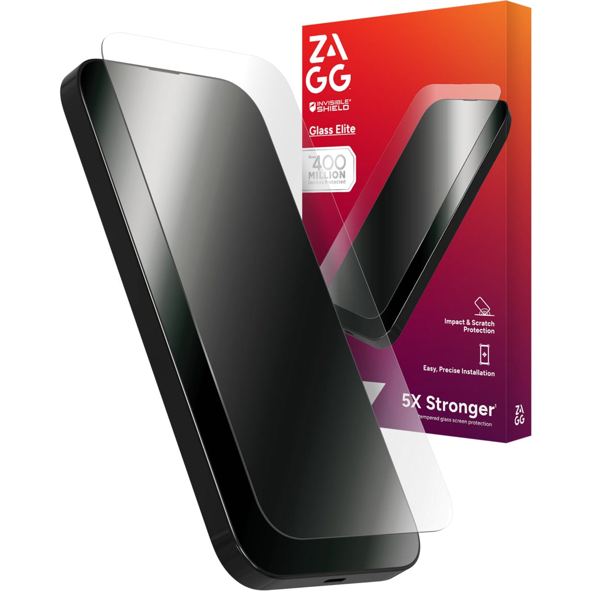 ZAGG InvisibleShield Glass Elite Screen Protector for iPhone 16 Pro - product view 2